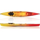 Kayak de mer rigide RTM Tempo jaune et rouge