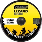 Hilo trenzado pesca en bajo de línea MAD Lagarto Skin semirígido green 30lb