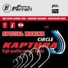 Hamecon de un solo ojal Fishing Ferrari Kaptura Círculo de atún 14/0 x3