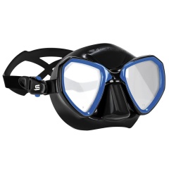 Máscara pesca submarina Salvimar Morpheus antivaho Negro/Azul