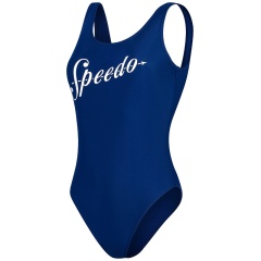 Bañador mujer Logo Deep U-Back Speedo Ammonite - Talla 38