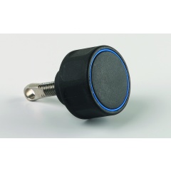 Pomo completo Gebo con varilla roscada para portillo barco 