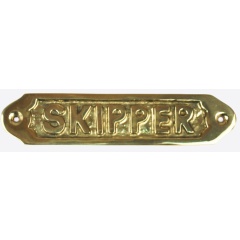 Placa de la puerta de Topomarinelatón