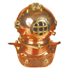 Auriculares de Topomarinelatón y cobre para buceo