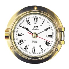 "Reloj de latón macizo de 3 Plastimopulgadas