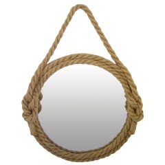 Espejo Décomarinecon cuerda - figura de ocho nudos