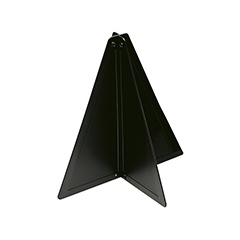 Cono de señalización Lalizas negro