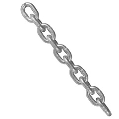 Paquete de cadena galvanizada de Plastimo6 mm - 8 metros