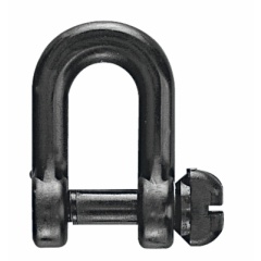 Grillete poliamida Plastimo negro x2