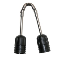 Obús articulado Refuerzo de acero inoxidable Beuchat Anillo de plástico