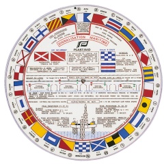 El Plastimodisco de señal tiene un diámetro de 22 cm