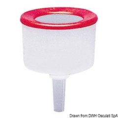 Embudo Osculati para combustible, tipo americano