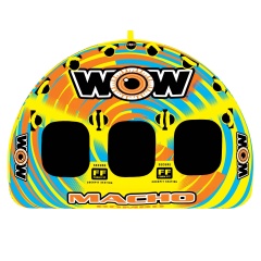 Flotador de arrastre 3 personas Wow Macho