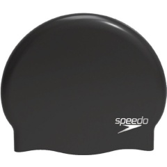 Gorro natación Plain Moulded Silicone Speedo Black