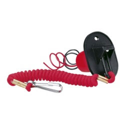 Cortacircuitos con interruptor hombre al agua Plastimo para motor fuera de borda