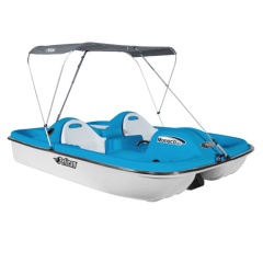 Pedalo bateau à pédales Pelican Monaco DLX Bleu