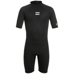 Shorty enfants Billabong Intruder back zip 2 mm - Black