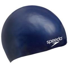 Gorro natación Plain Moulded Silicone Navy - Junior