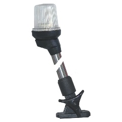 Luz blanca sobre asta Lalizas Soporte negro - 23 cm abatible