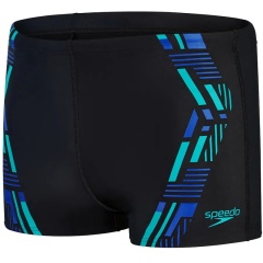 Bañador hombre Tech Print Speedo Black/Fed Red/White - Talla 46