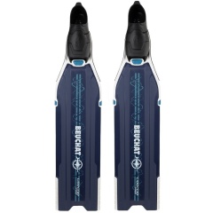 Aletas Beuchat Libeccio sport - Azul oscuro/Blanco