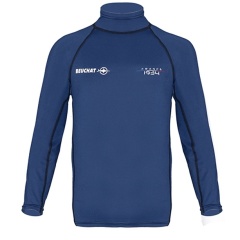 Camiseta Rashguard Beuchat Atoll - Junior - Ultra Blue - Talla 8-10 años