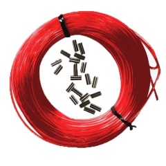Kit nylon Epsealon Rojo 25m (160/100) + 10 remaches