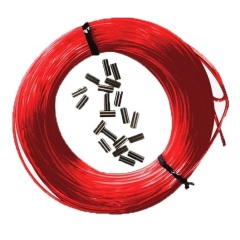 Kit nylon Epsealon Rojo 25m (180/100) + 10 remaches