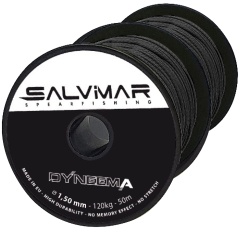 Bobina Salvimar Dyneema Ø 1,5mm - Negro - 50 metros