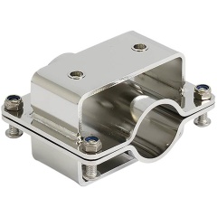 Brida doble de acero inoxidable Seanox para portacañas - Acero inoxidable Diámetro 36 a 50mm
