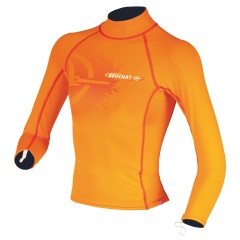 Camiseta Rash Guard Beuchat Junior Naranja