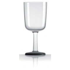 Vaso de vino de Couleurmerpalma negro x4