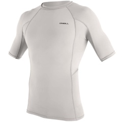 Lycra rashguard homme manches courtes O'Neill Basic Skins Blanc