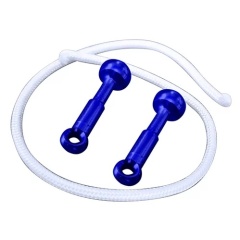 Insert Epsealon aluminio azul para montaje de gomas