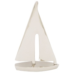 Velero Prensa de papel de los vientos comerciales latón niquelado