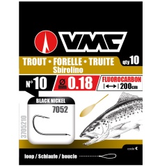 Anzuelos montó VMC 7052 Trucha Negra Especial