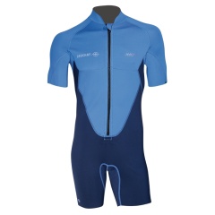 Shorty hombre Beuchat Atoll Zip - 2 mm - Azul profundo