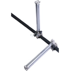 Soporte vertical HD giratorio Eckla sistema de tubos cuadrados