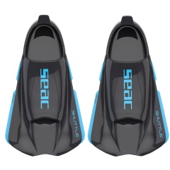 Aletas natación Seac sub Shuttle Power - Negro/Turquesa
