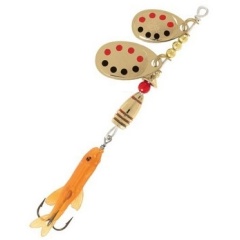 Cuchara tándem Suissex Minnow Gold - n° 0+1