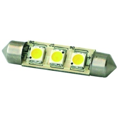 Bombilla tipo navette Dixplay 3LED 1W - Blanco cálido