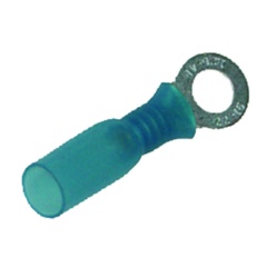 20 Terminales VDM tipo anillo Ø 4mm - Azul