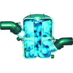 Exhaust Vetus Waterlock NLP orientable - Ø 50 mm