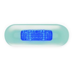 Lámpara de crujía Hella Marine ovalada - Azul