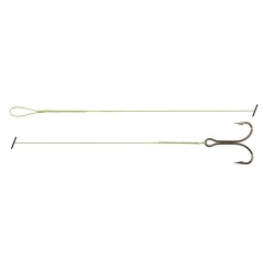 Terminal Cannelle Nylflex C702 Hebilla de 40 cm + Anzuelo Doble nº 4