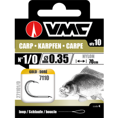 Anzuelos montados Vmc 7110 Carpa Gold - n°1/0
