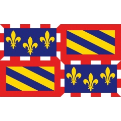 Bandera barco Borgoña Decomarine 90 x 150 cm