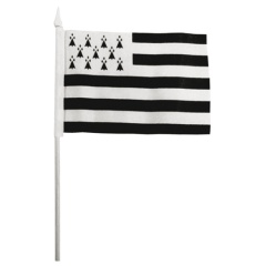 Bandera bretona Décomarine10 x 15 con palo