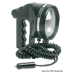 Foco de cubierta de mano Osculati halógeno de cuarzo 55 W 12 V 