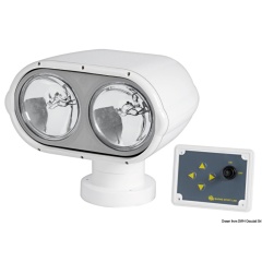 Foco de cubierta Osculati Night Eye con 2 bombillas estancas de 12 V